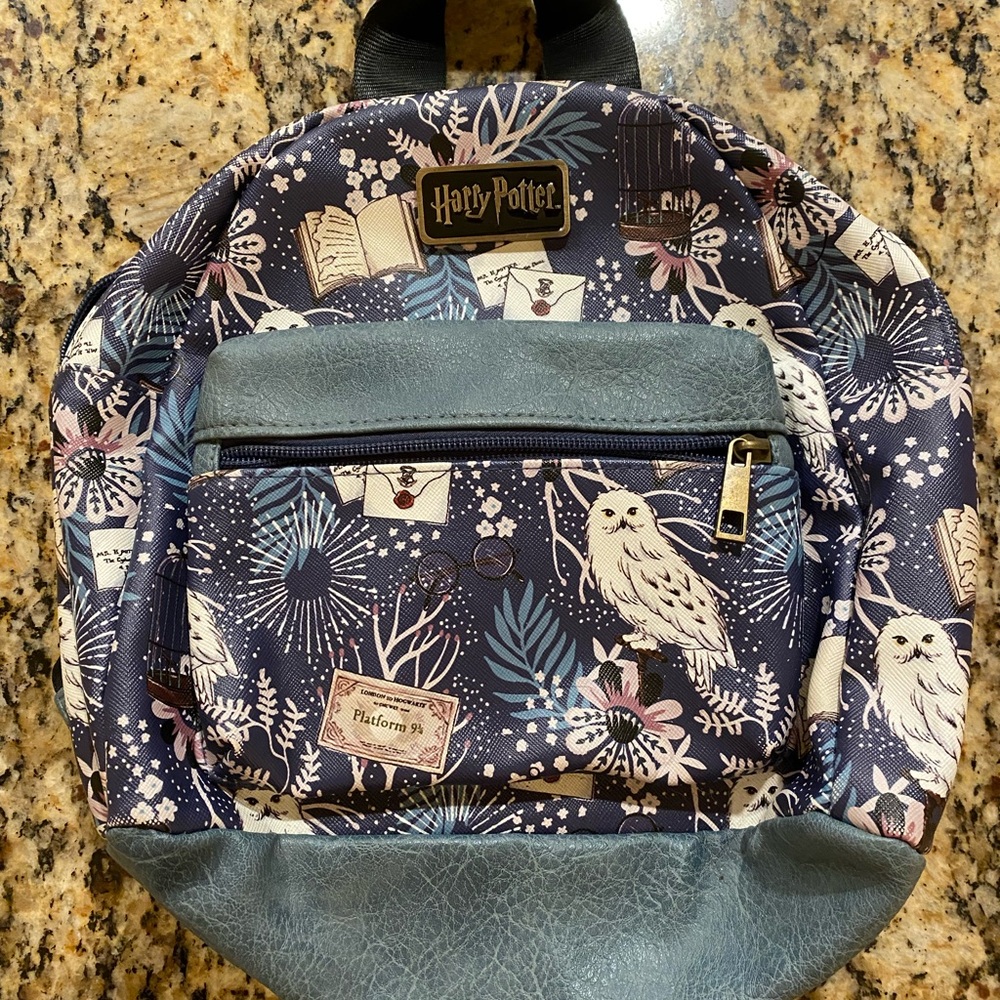 Warner Bros. Blue and White Harry Potter Backpack